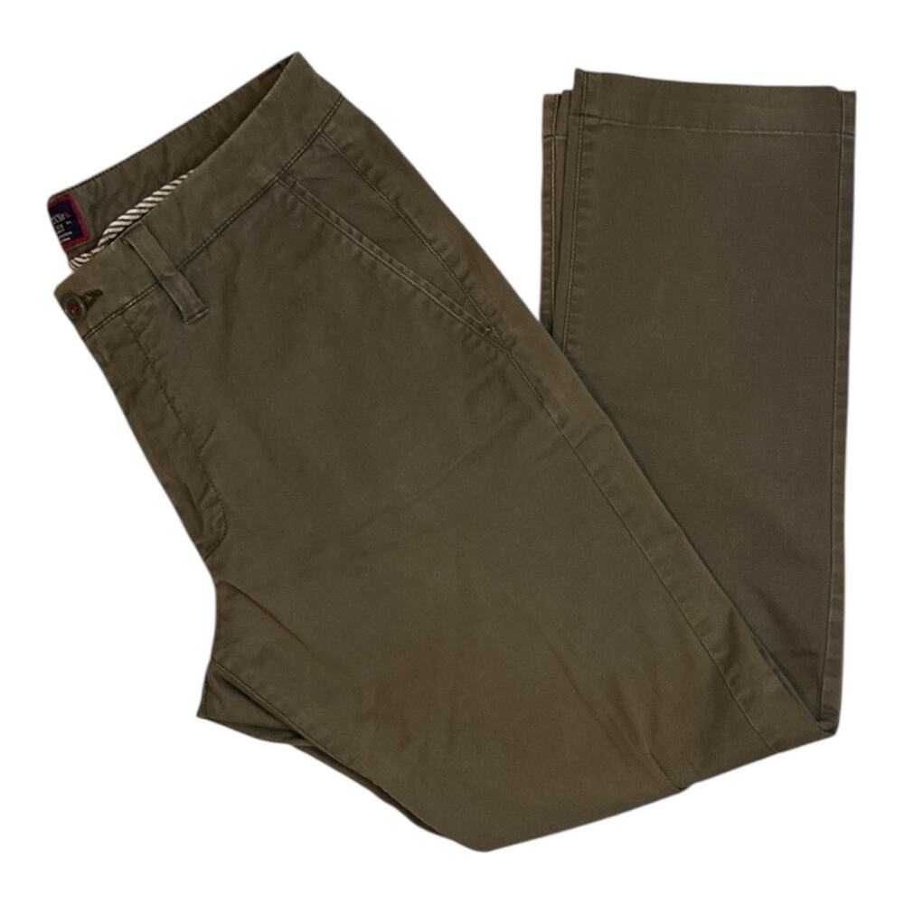 UNTUCKit St. Clair Pants Men’s 32x30 Green Chino Straight Fit Excellent